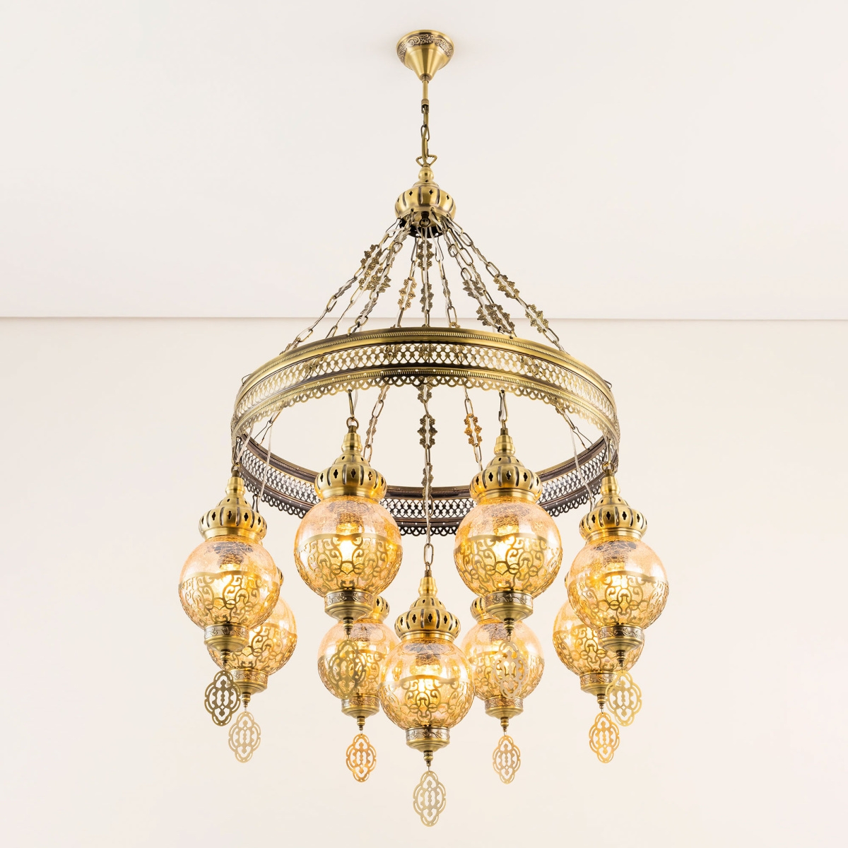 Изображение товара Подвесная люстра Citilux Каир CL419183 с 9 плафонами и регулировкой высоты