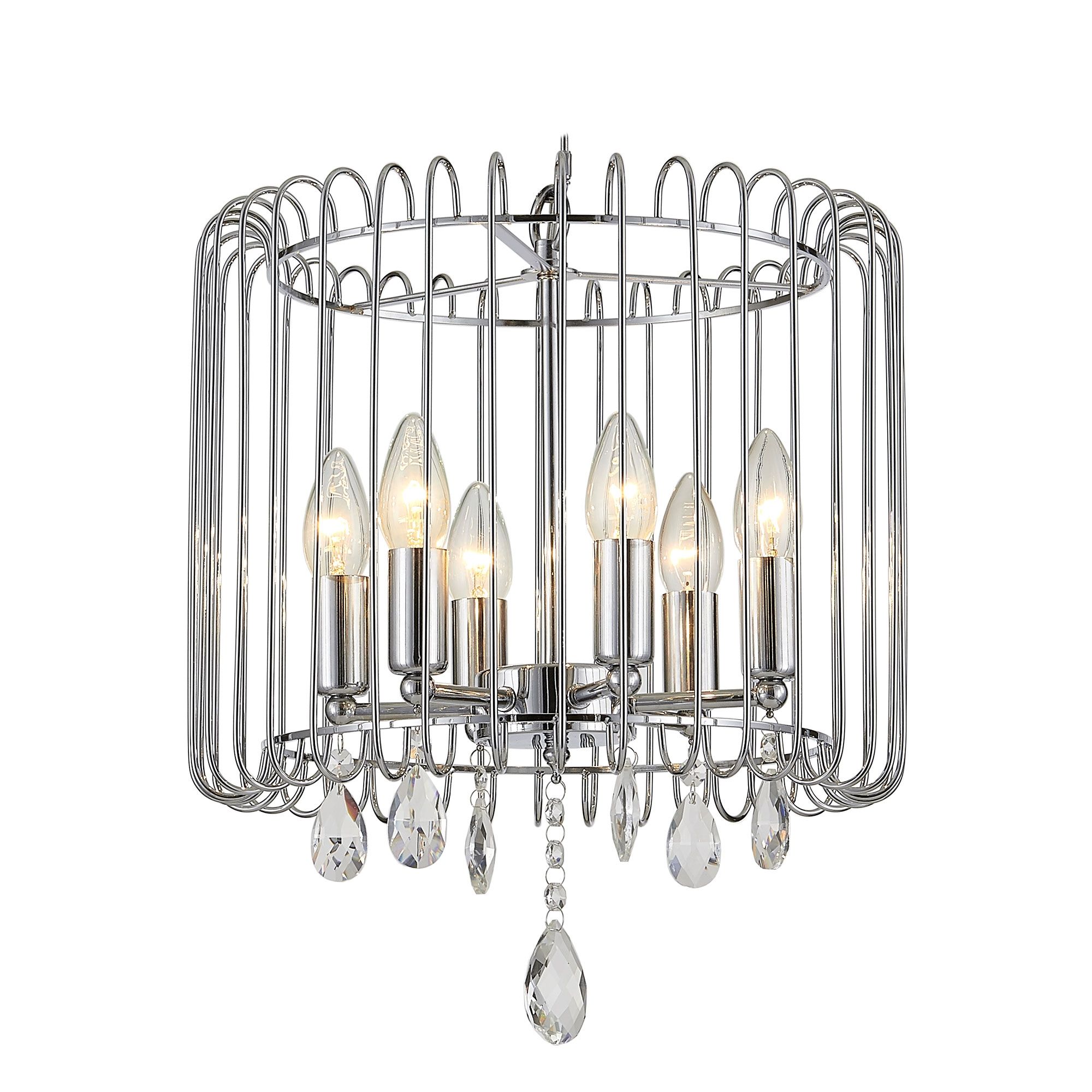 Изображение товара Подвесная люстра Citilux Dzhina CL462161 с хромированной арматурой