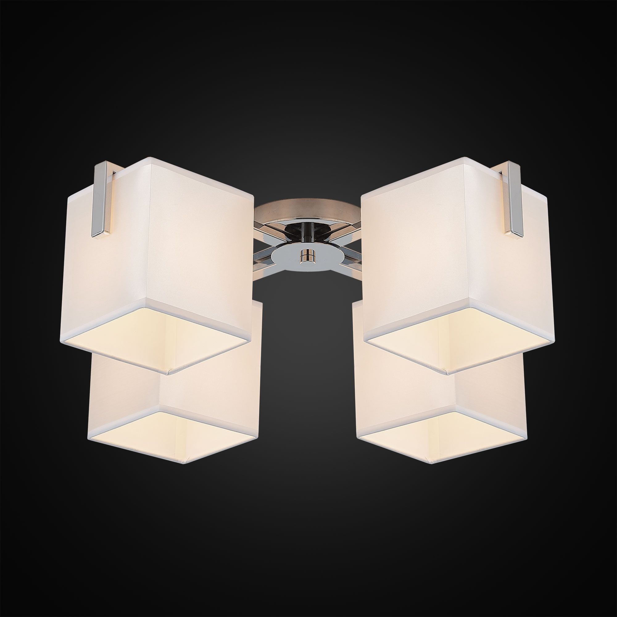 Изображение товара Потолочная люстра Citilux Стенли CL465141 с 4 абажурами и регулируемой яркостью