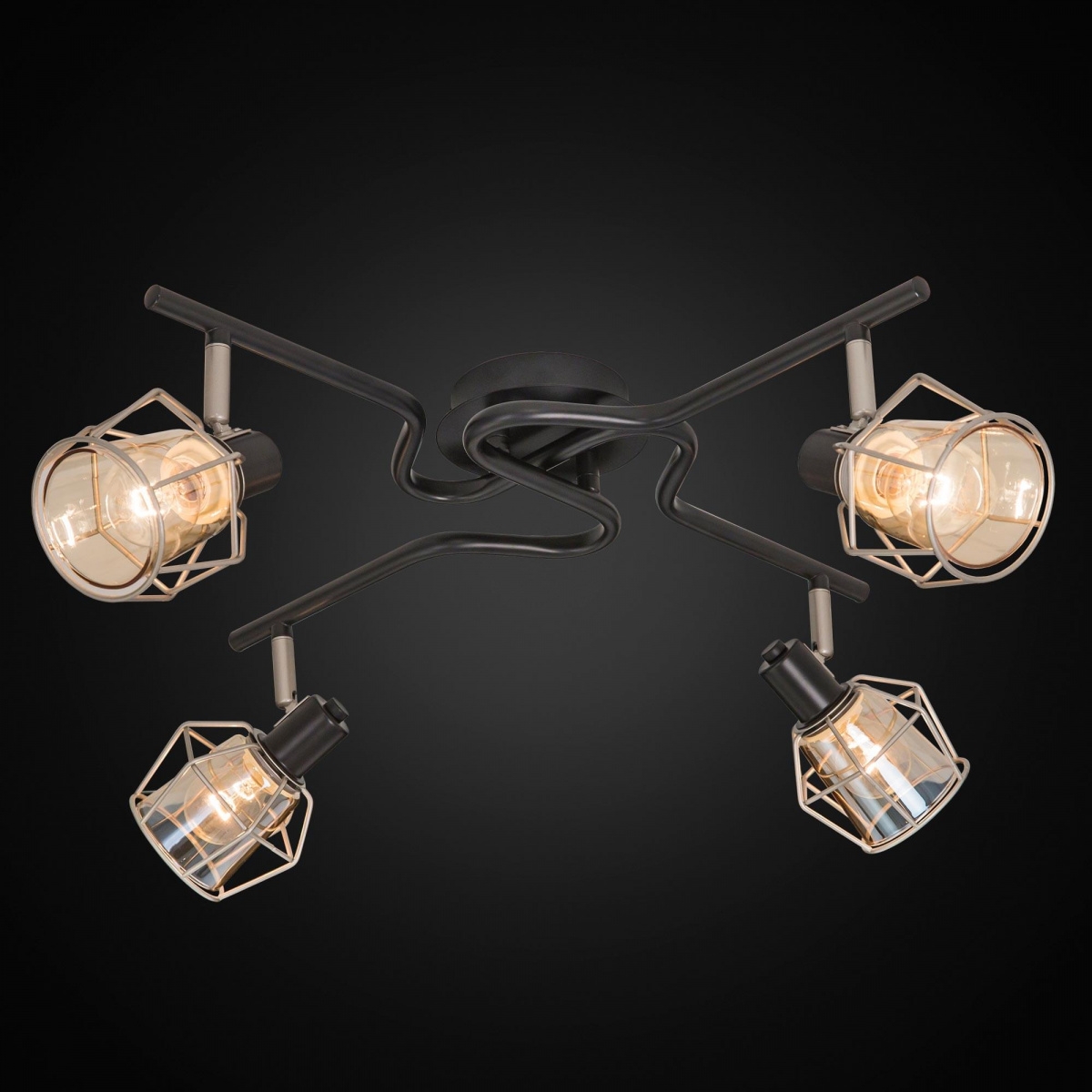 Изображение товара Потолочная люстра Citilux Таверна CL542541 стиль лофт 4xE14 240 Вт