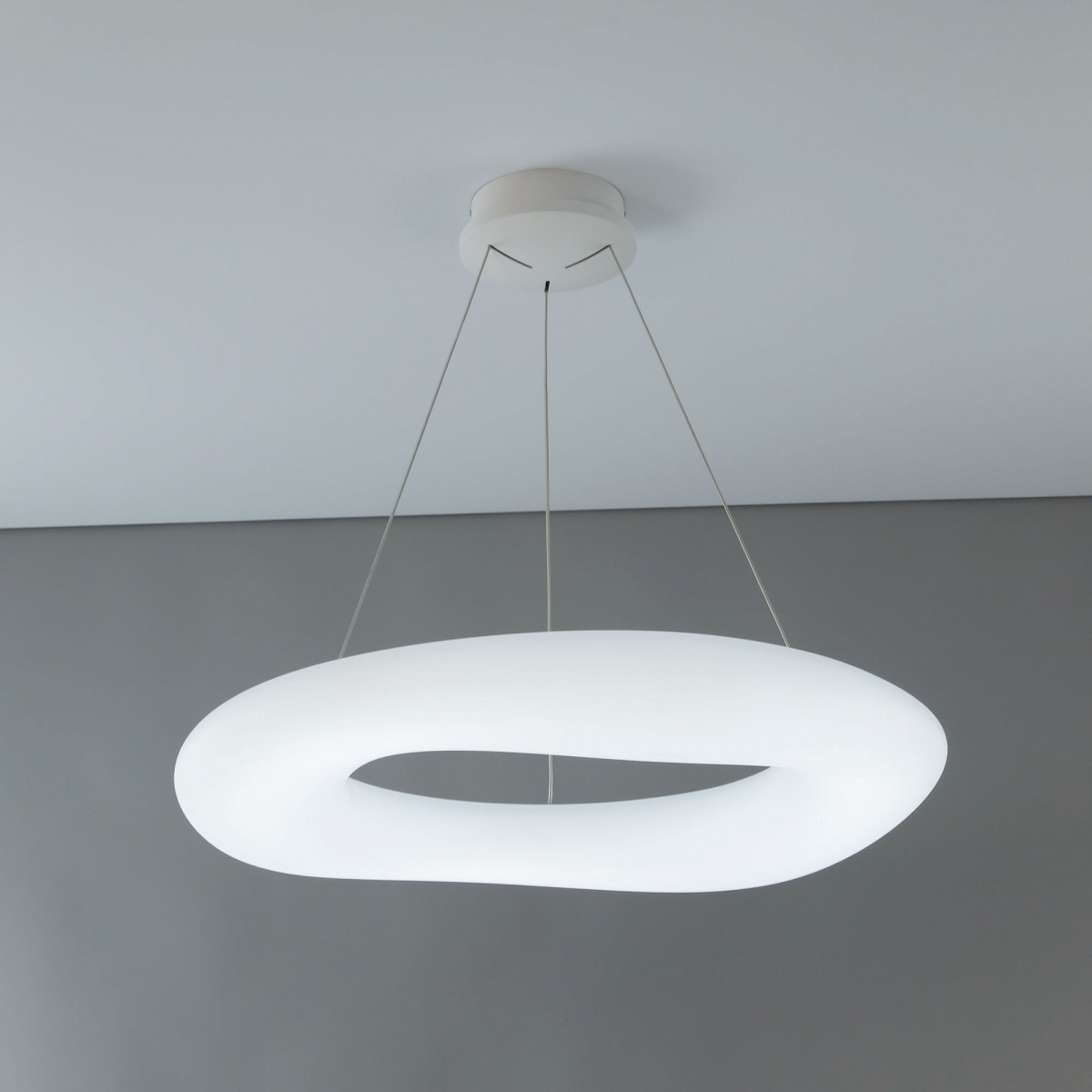 Изображение товара Подвесной светильник светодиодный с пультом регулировкой цветовой температуры яркости Citilux Стратус Смарт CL732A800GS (Умный дом, Алиса, Маруся, голосое управление) RGB