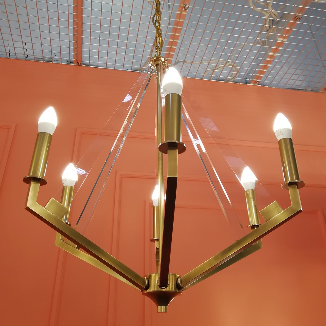 Изображение товара Подвесная люстра свеча Cloyd Limnor 10349 стиль модерн регулировка высоты лампы LED