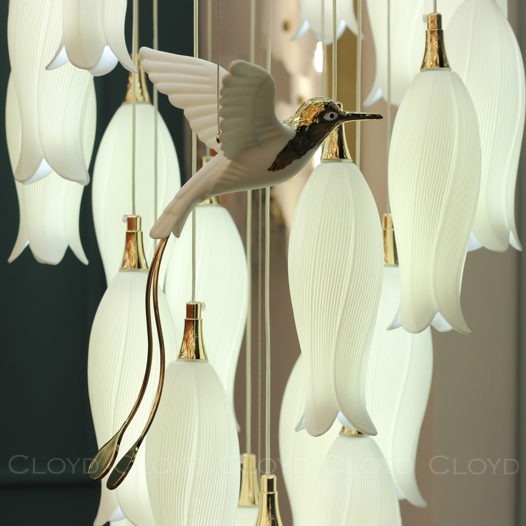Изображение товара Подвесная светодиодная каскадная люстра птички Cloyd Argana 10813