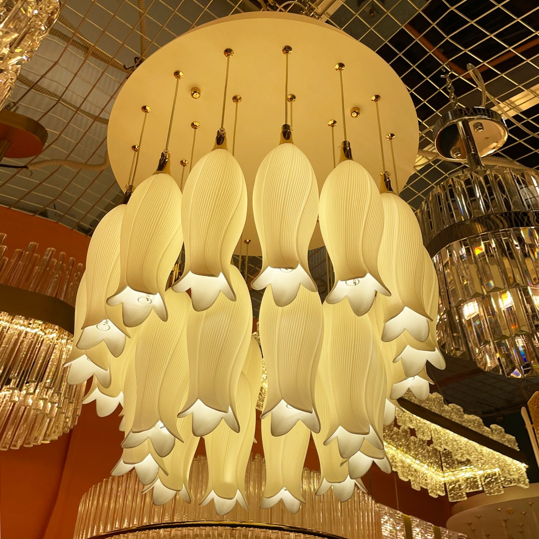 Изображение товара Потолочная люстра каскадная Cloyd Argana 11235 (цветы, птички)