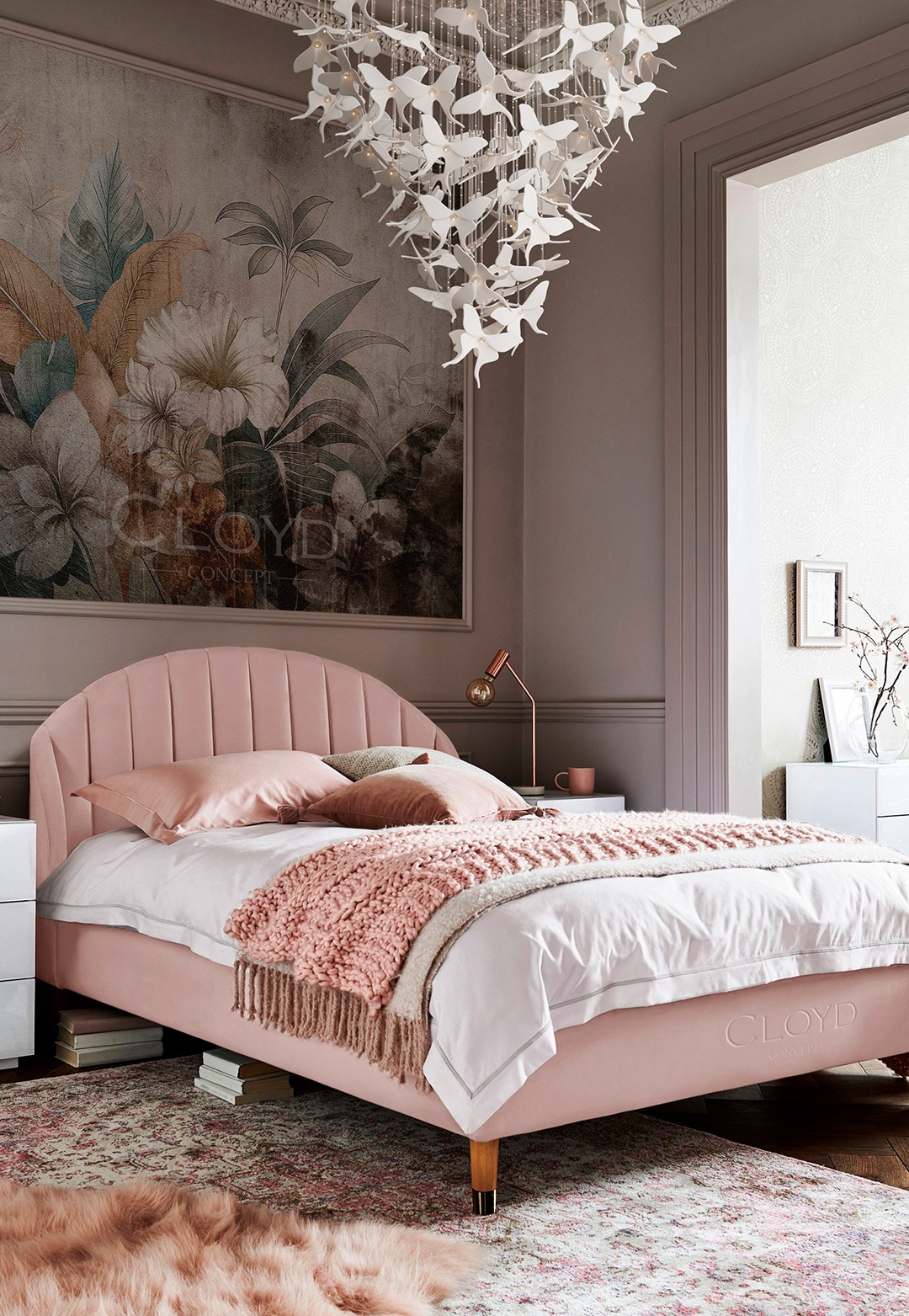 Изображение товара Каскадная потолочная люстра Cloyd Tropica 11531 с бабочками