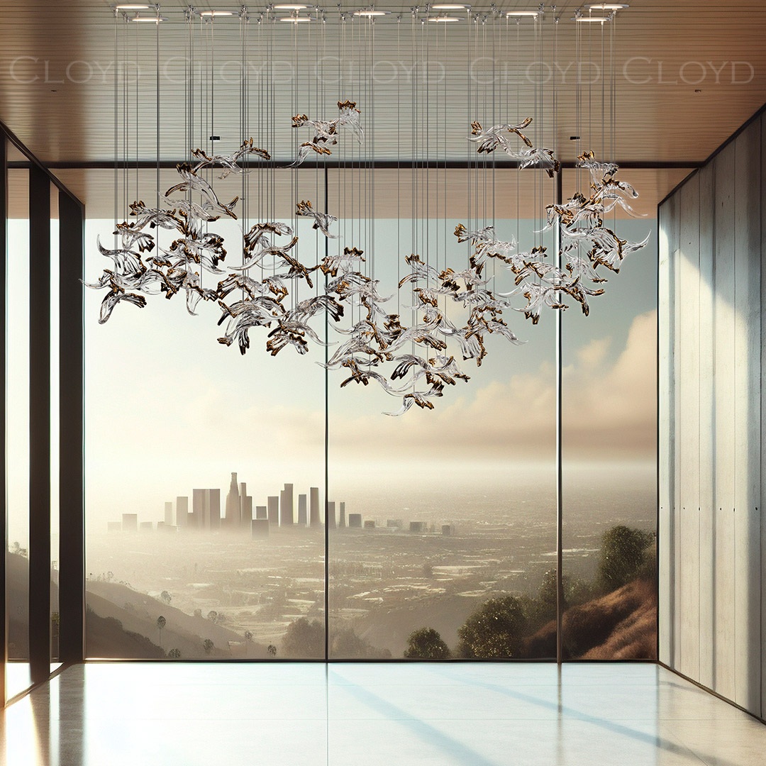 Изображение товара Каскадная потолочная люстра Cloyd Aeria 1703 60003 стиль Арт-Деко