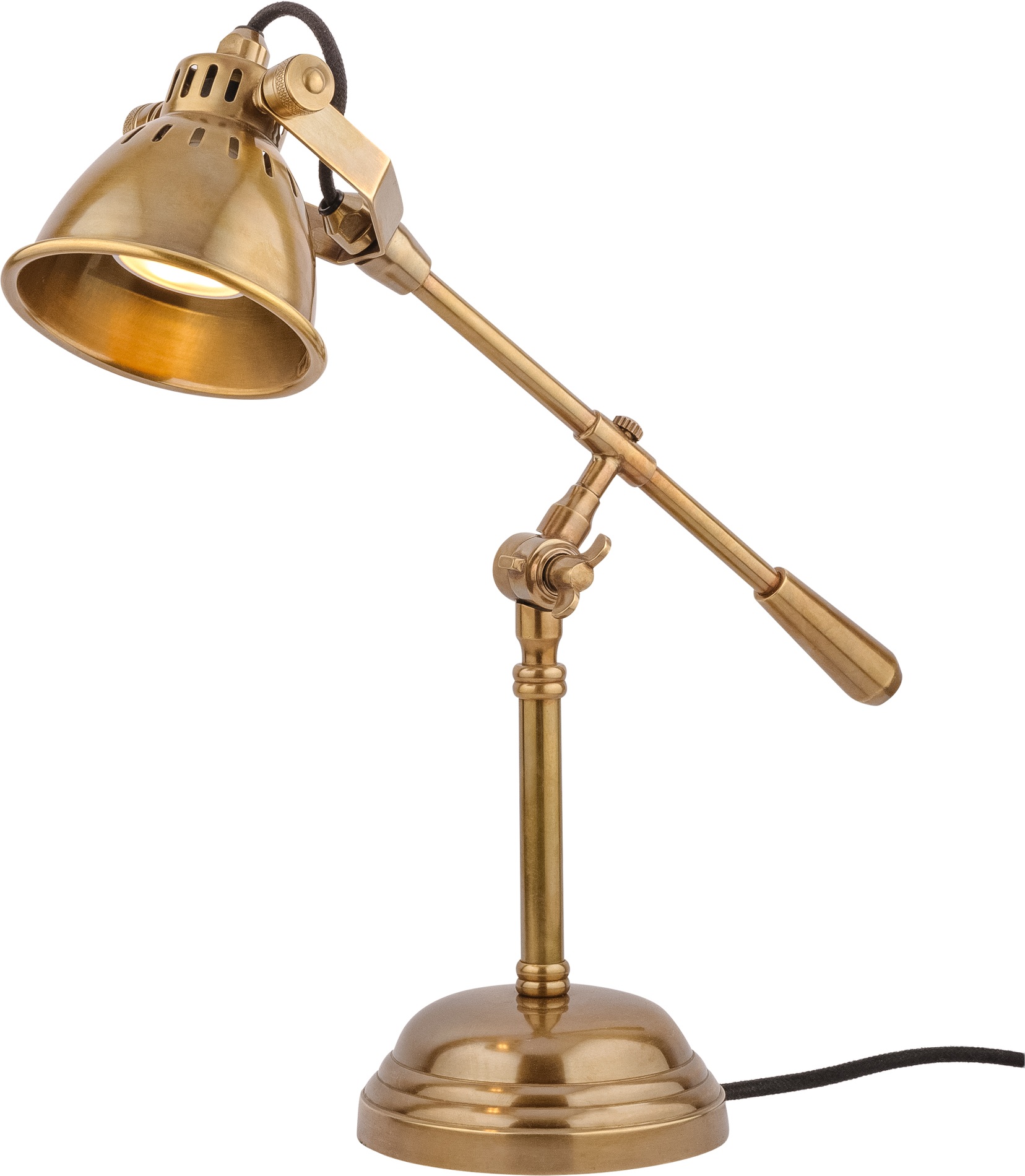 Изображение товара Офисная настольная лампа Covali NL-31081 стиль лофт латунь галоген 25W