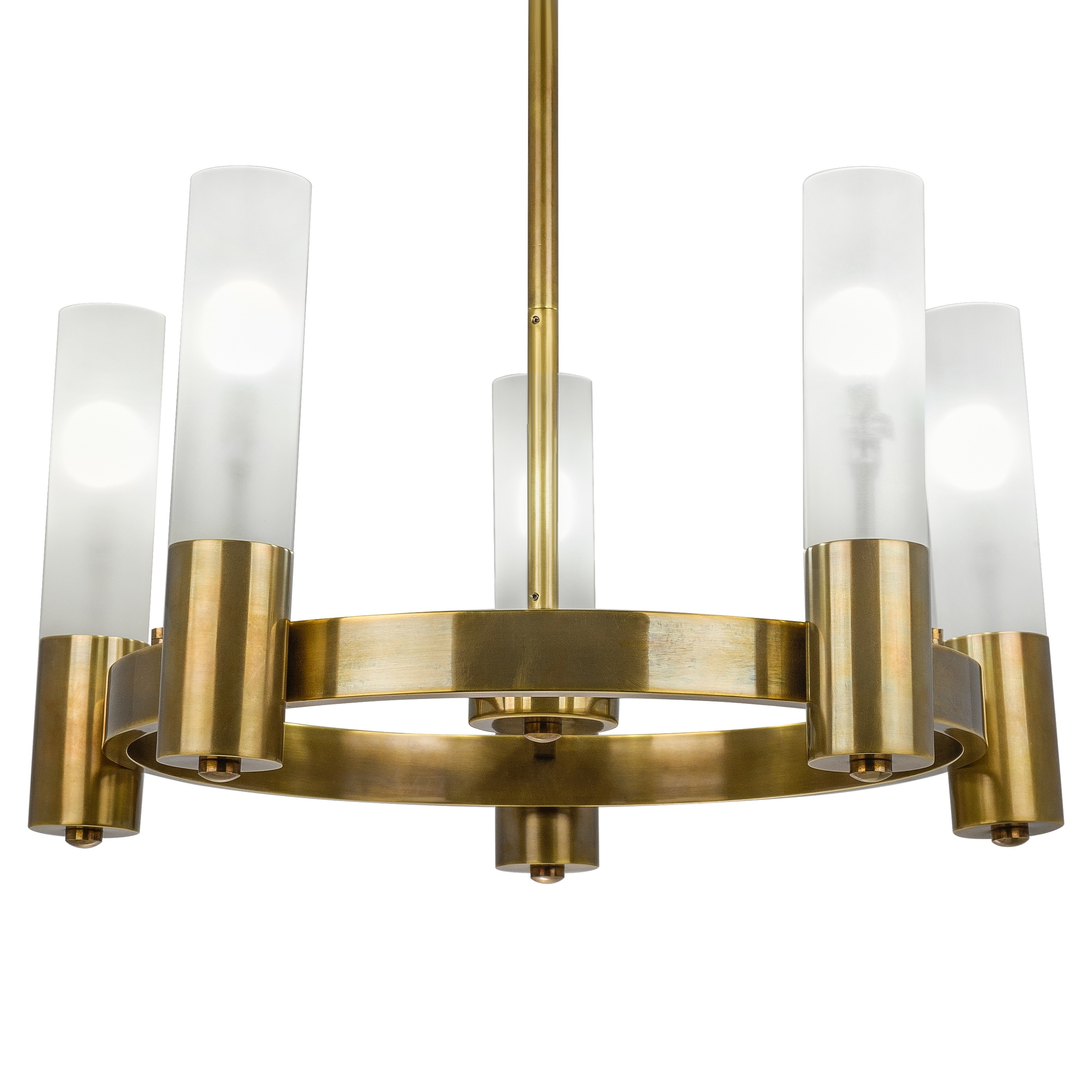 Изображение товара Потолочная люстра на штанге Covali PL-37018 цвет латунь