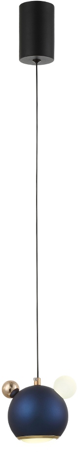 Изображение товара Подвесной светильник Crystal Lux AMIGO SP LED BLUE в форме шара