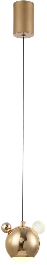 Изображение товара Подвесной светильник Crystal Lux AMIGO SP LED GOLD в форме шара