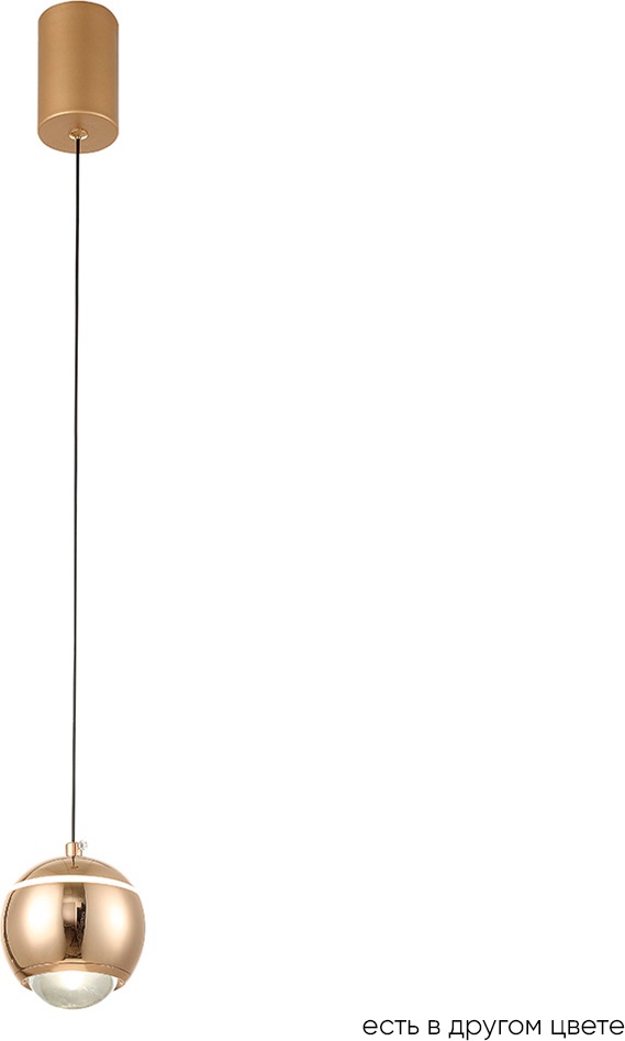 Изображение товара Подвесной светильник Crystal Lux Caro CARO SP LED GOLD в форме шара