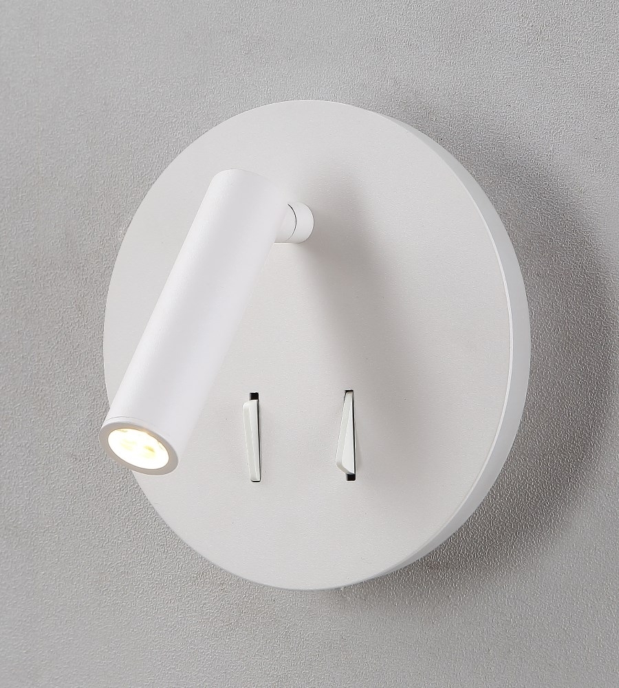 Изображение товара Бра для чтения светодиодное с выключателем Crystal Lux CLT 223W WH