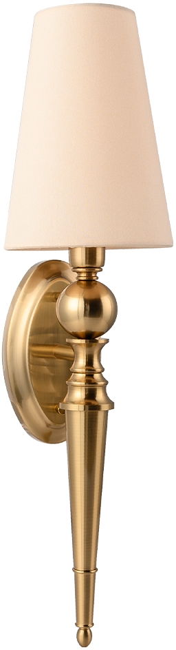 Изображение товара Бра Crystal Lux PER PER AP1 BRASS/BEIGE классика с тканевым абажуром