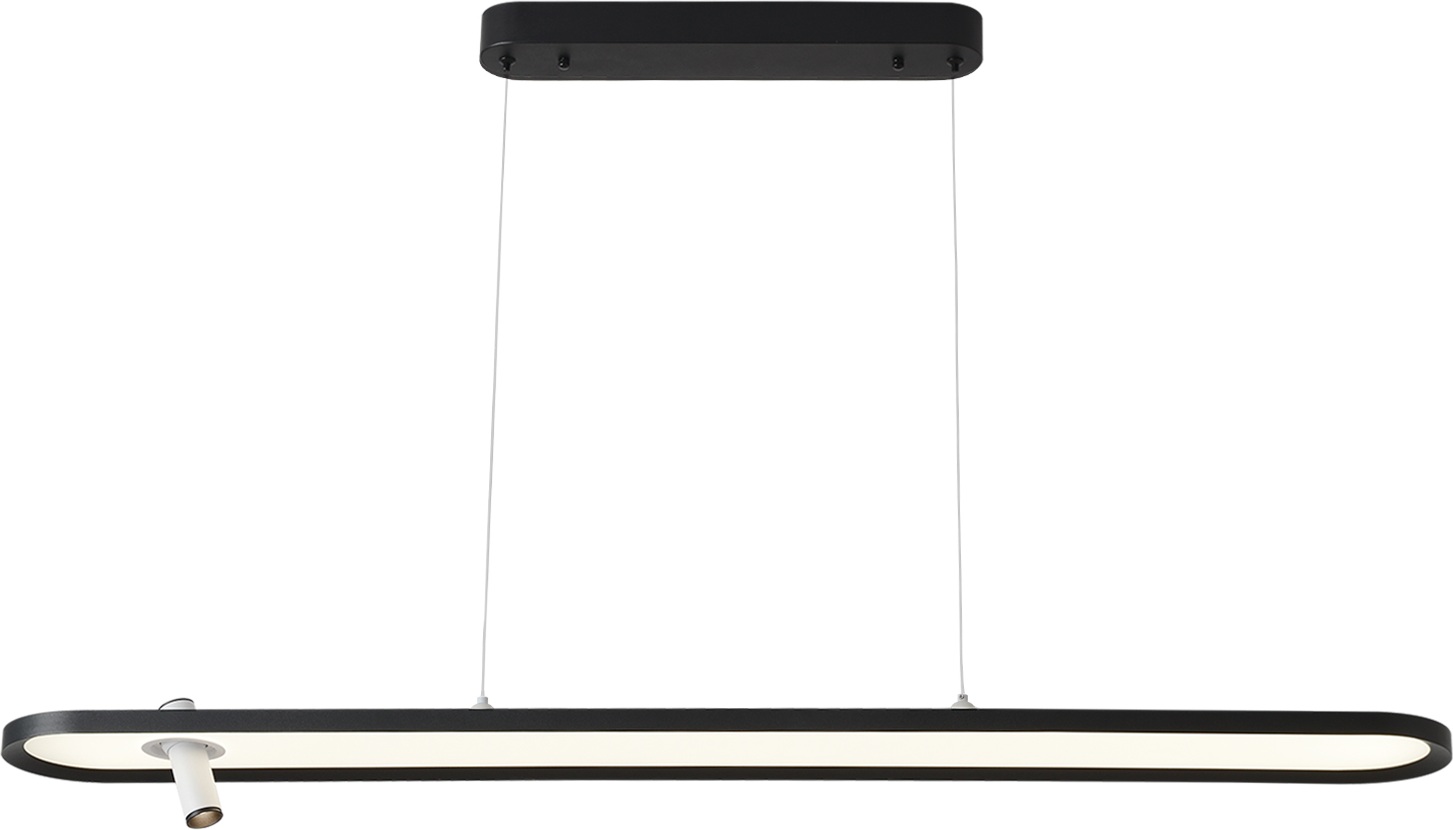 Изображение товара Подвесной светильник Crystal Lux CONTOUR SP45W LED BLACK с пультом