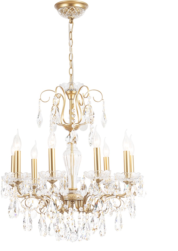 Изображение товара Подвесная люстра Crystal Lux MONTANA SP9 с хрустальными подвесками