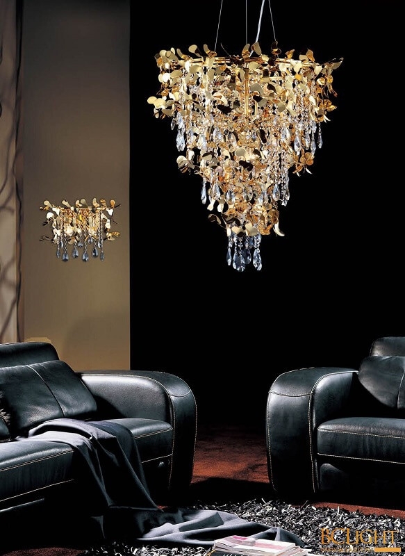 Изображение товара Подвесная люстра Crystal Lux ROMEO SP10 GOLD D600