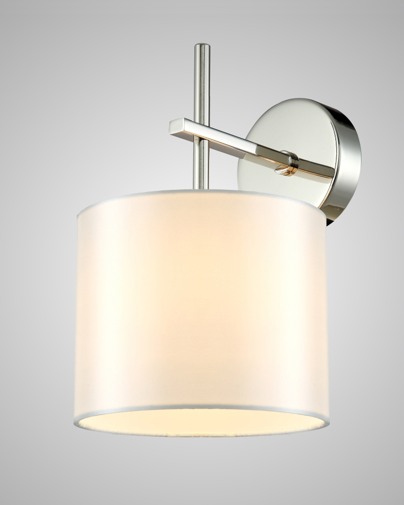 Изображение товара Бра Crystal Lux SERGIO AP1 NICKEL в стиле модерн с диммером