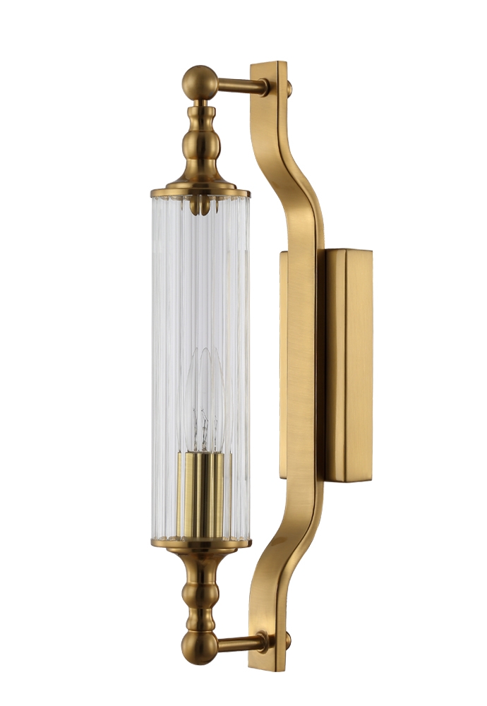 Изображение товара Бра Crystal Lux TOMAS AP1 BRASS современный стиль латунь стекло 220V