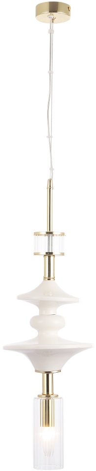 Изображение товара Подвесной светильник Crystal Lux VALENCIA SP1.4 GOLD с регулятором высоты