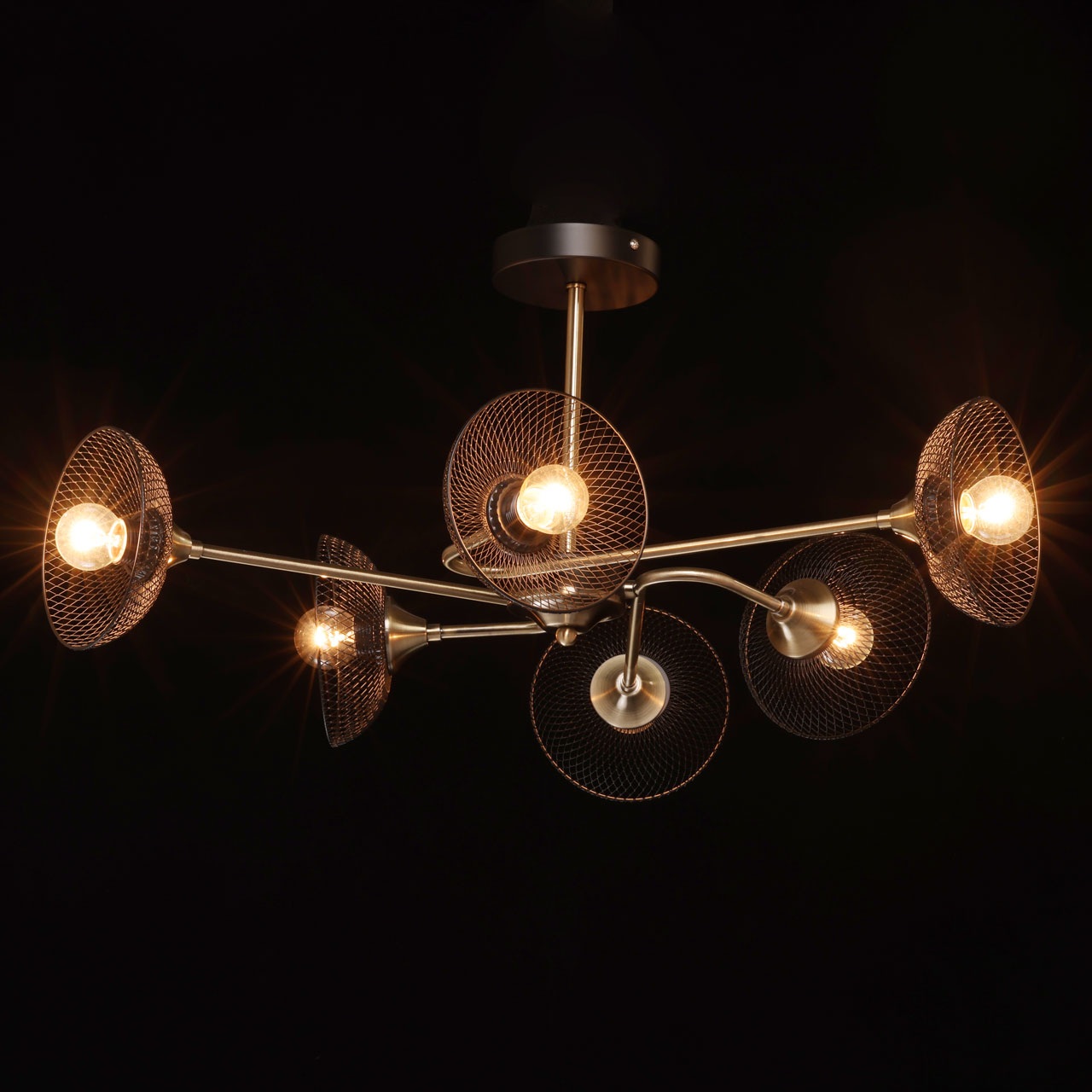 Изображение товара Потолочная люстра на штанге DeMarkt Вита 220014206