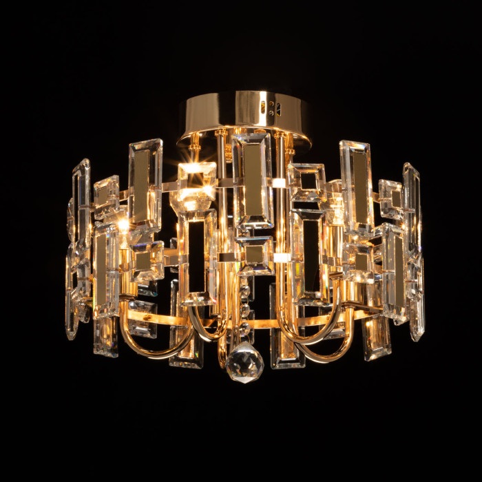 Изображение товара Потолочная люстра хрустальная на штанге De City Бриз 230011205