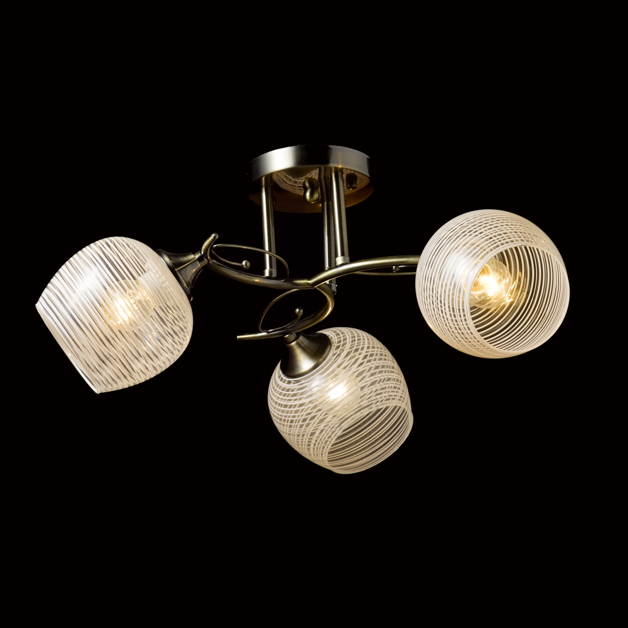 Изображение товара Потолочная люстра De City Альфа 324015403 с тремя плафонами