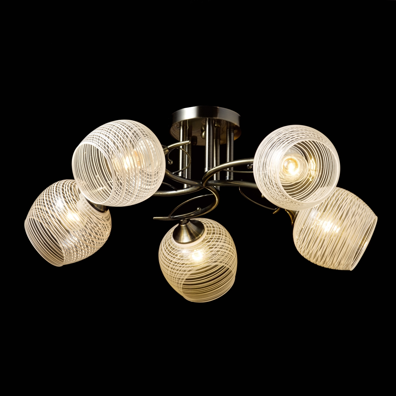 Изображение товара Потолочная люстра De City Альфа 324015505 стиль модерн 5 шариков е27 d 60 см