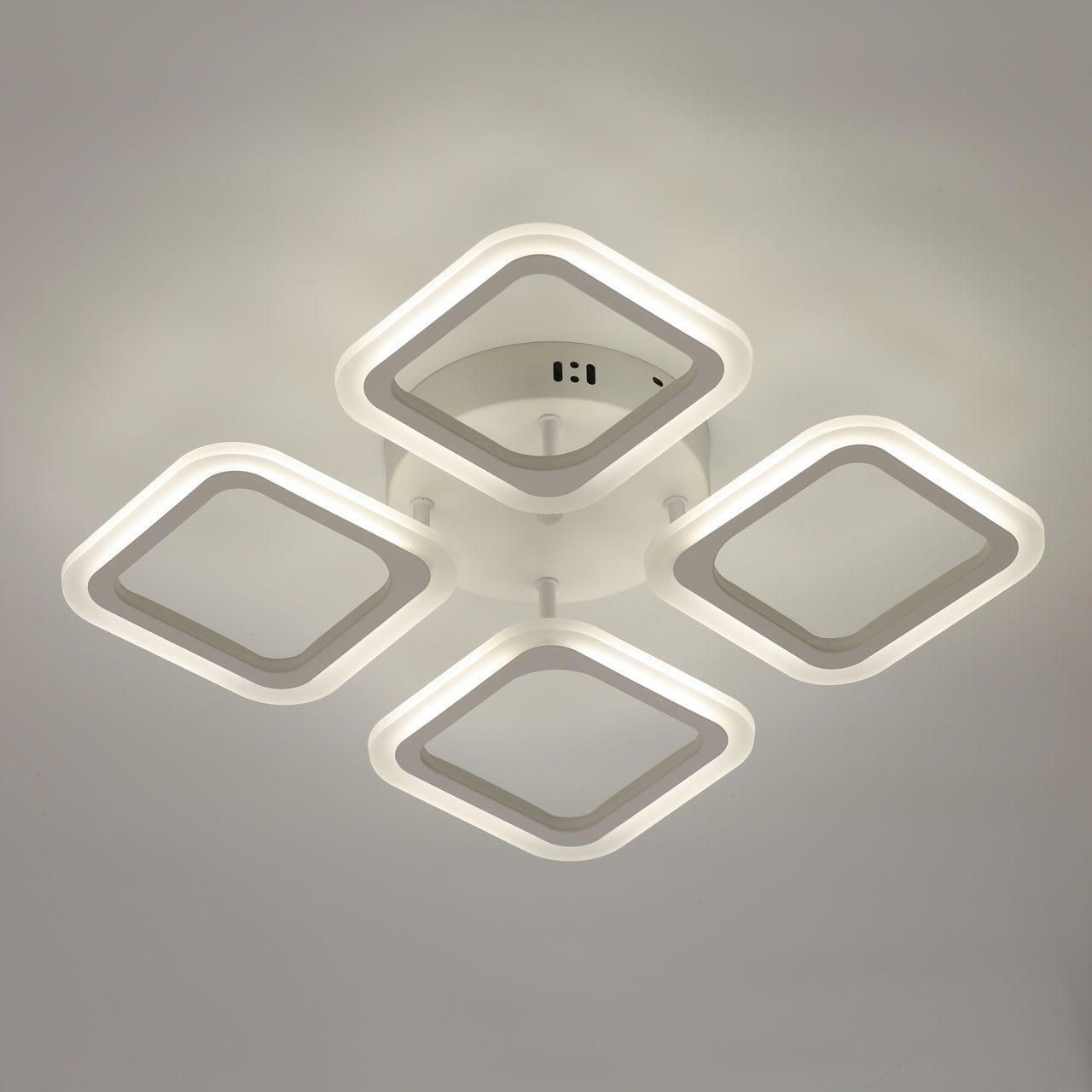 Изображение товара Потолочная LED люстра с пультом De City Мадлен 424012804 4 плафона