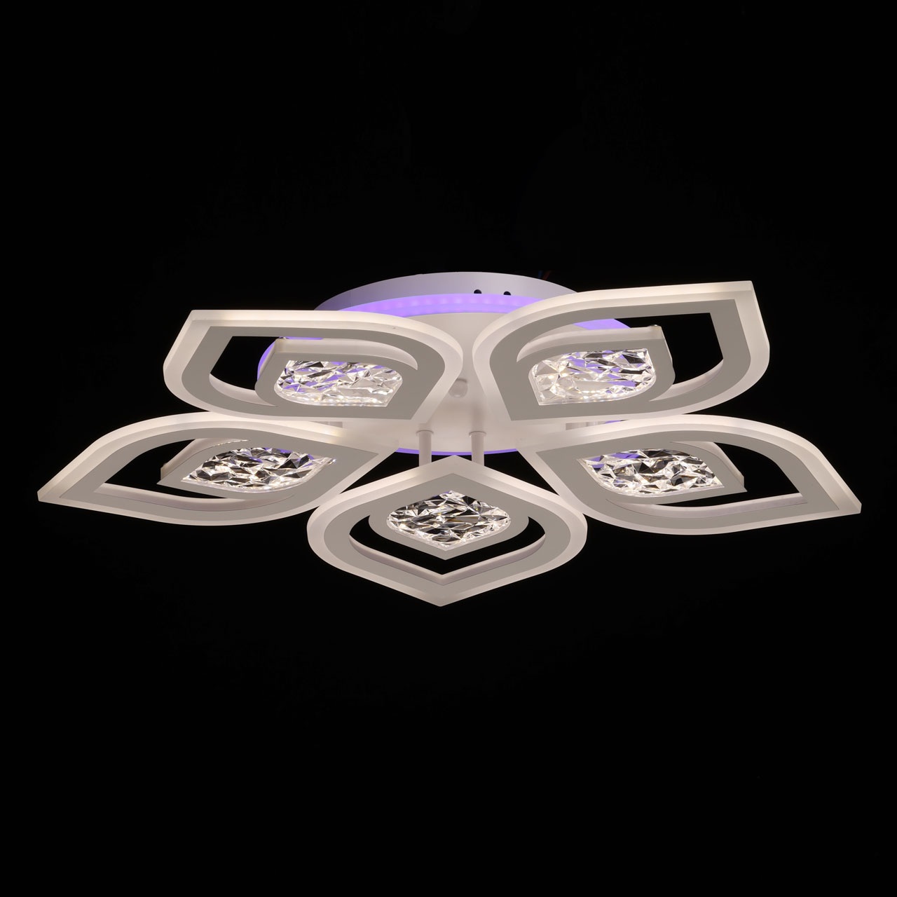 Изображение товара Потолочная LED люстра с ПДУ De City Мадлен 424014505