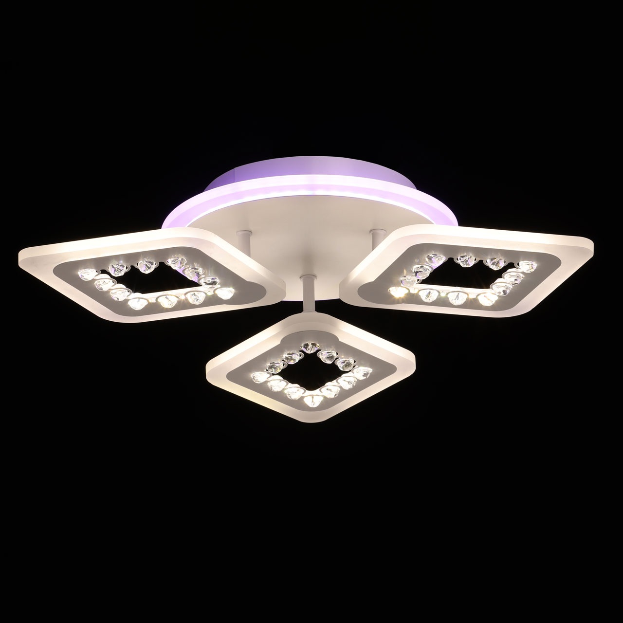 Изображение товара Потолочная LED люстра с ПДУ De City Мадлен 424014704