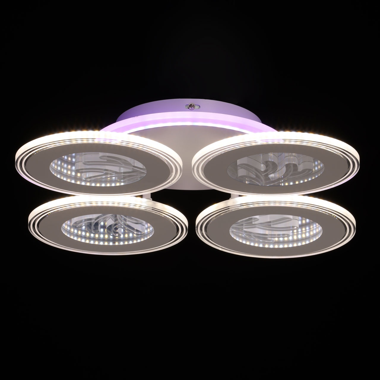 Изображение товара Потолочная LED люстра с ПДУ De City Мадлен 424016405