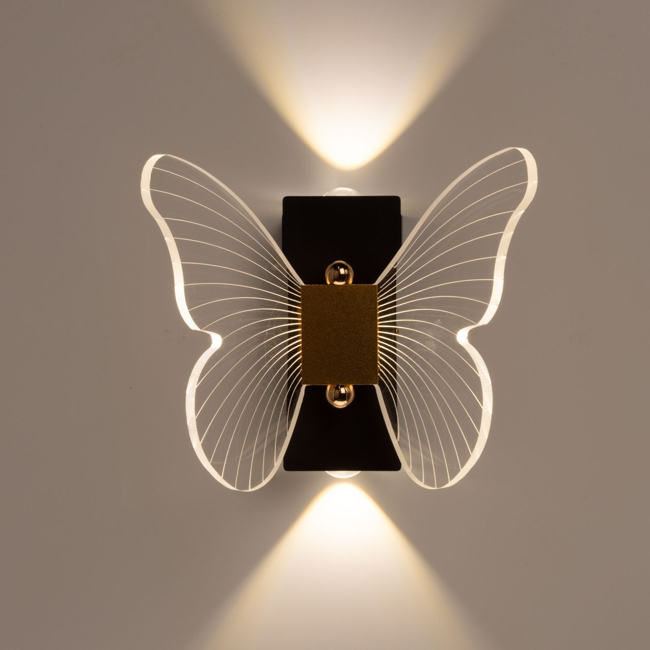Изображение товара Настенный светильник светодиодный с бабочками De City Конти 488024801