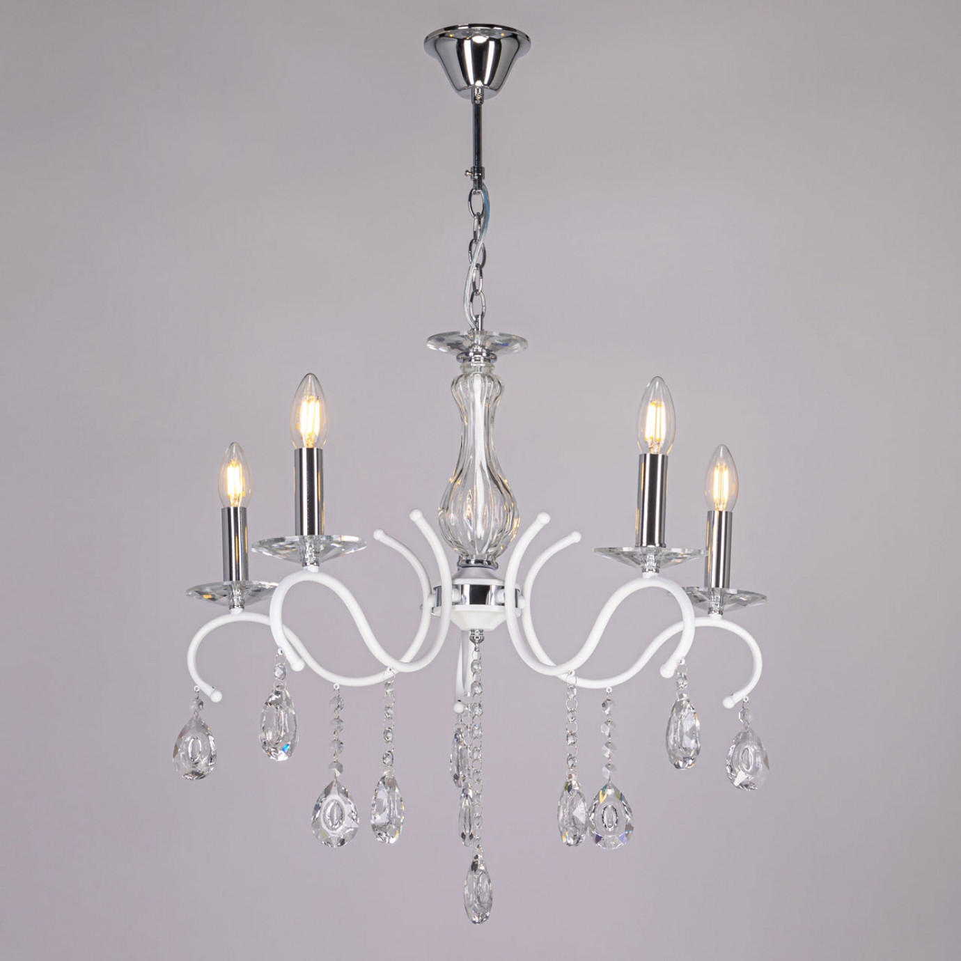 Изображение товара Подвесная люстра De City Свеча 683014805 подсвечник с подвесками