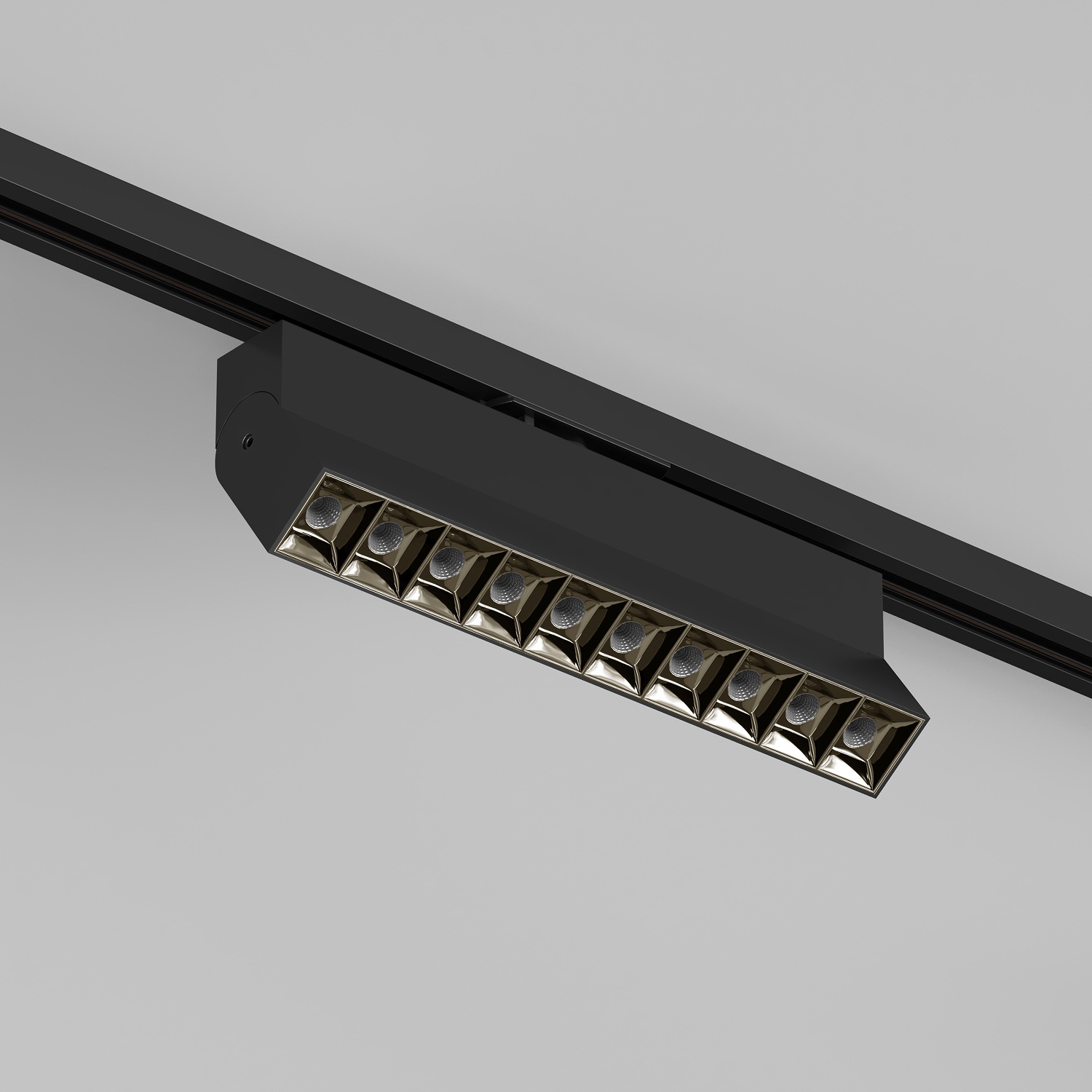 Изображение товара Трековый светильник светодиодный однофазный 220V Denkirs Edder DK6636-BK