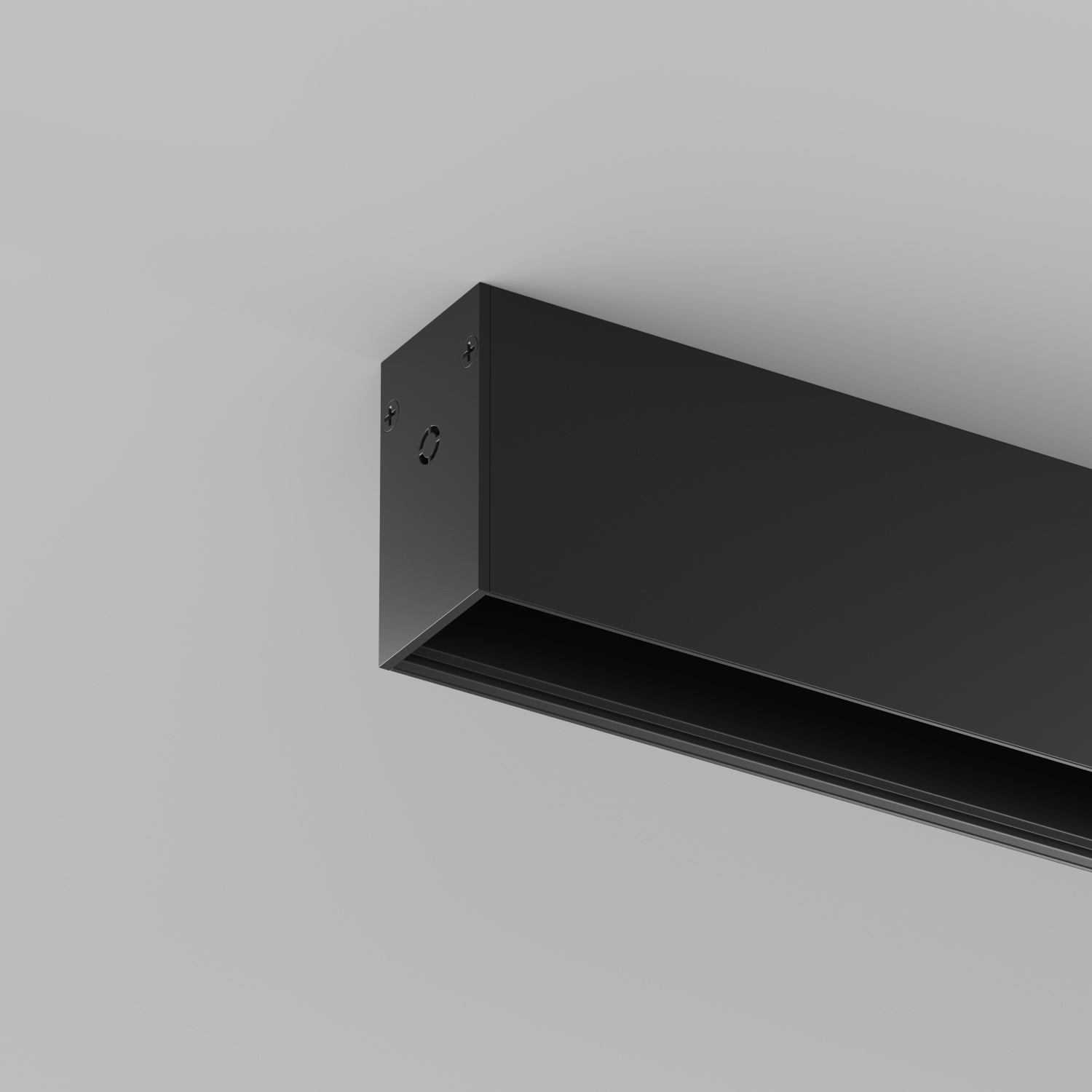 Изображение товара Однофазный шинопровод накладной/подвесной 220V Denkirs Smart TR2003-BK (3 метра)