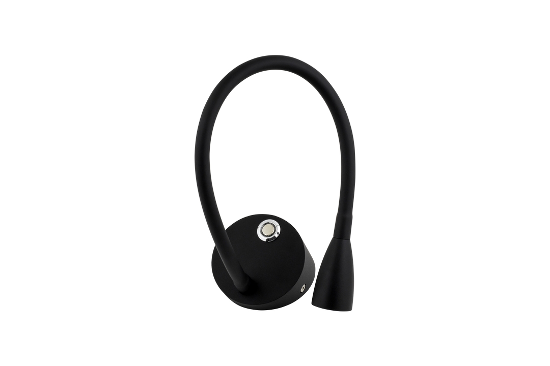 Изображение товара Настенный светильник на гибкой ножке с диммером для чтения светодиодный DesignLed BED BQ004103-A-3-DIM-BL-WW