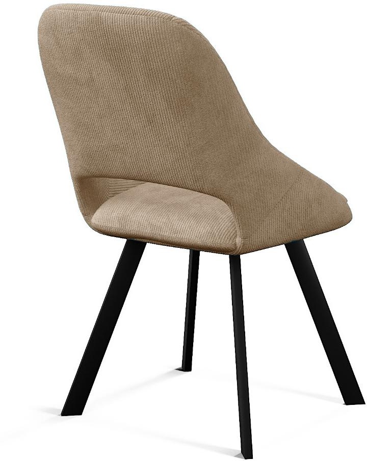 Изображение товара Обеденный стул DikLine 247 поворотный AN18 бежевый с металлическими ножками