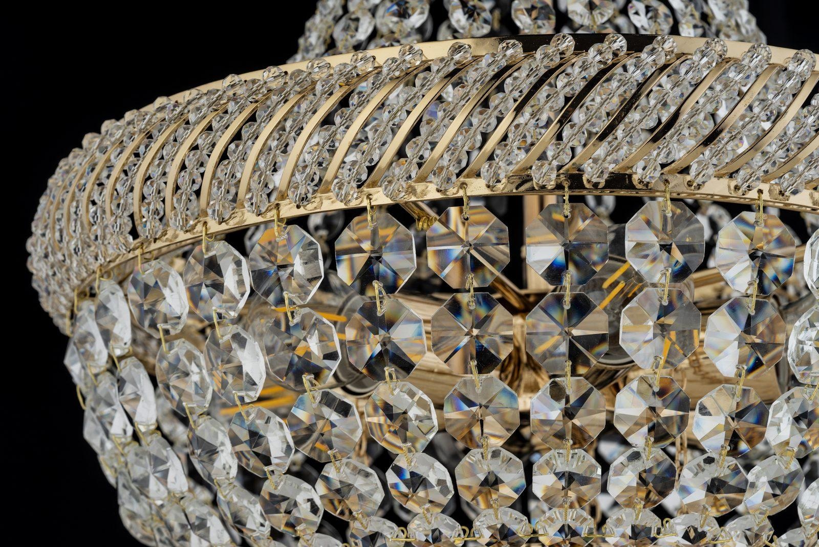 Изображение товара Подвесная люстра хрусталь Dio D`arte Bari Gold Bari E 1.5.35.103 G