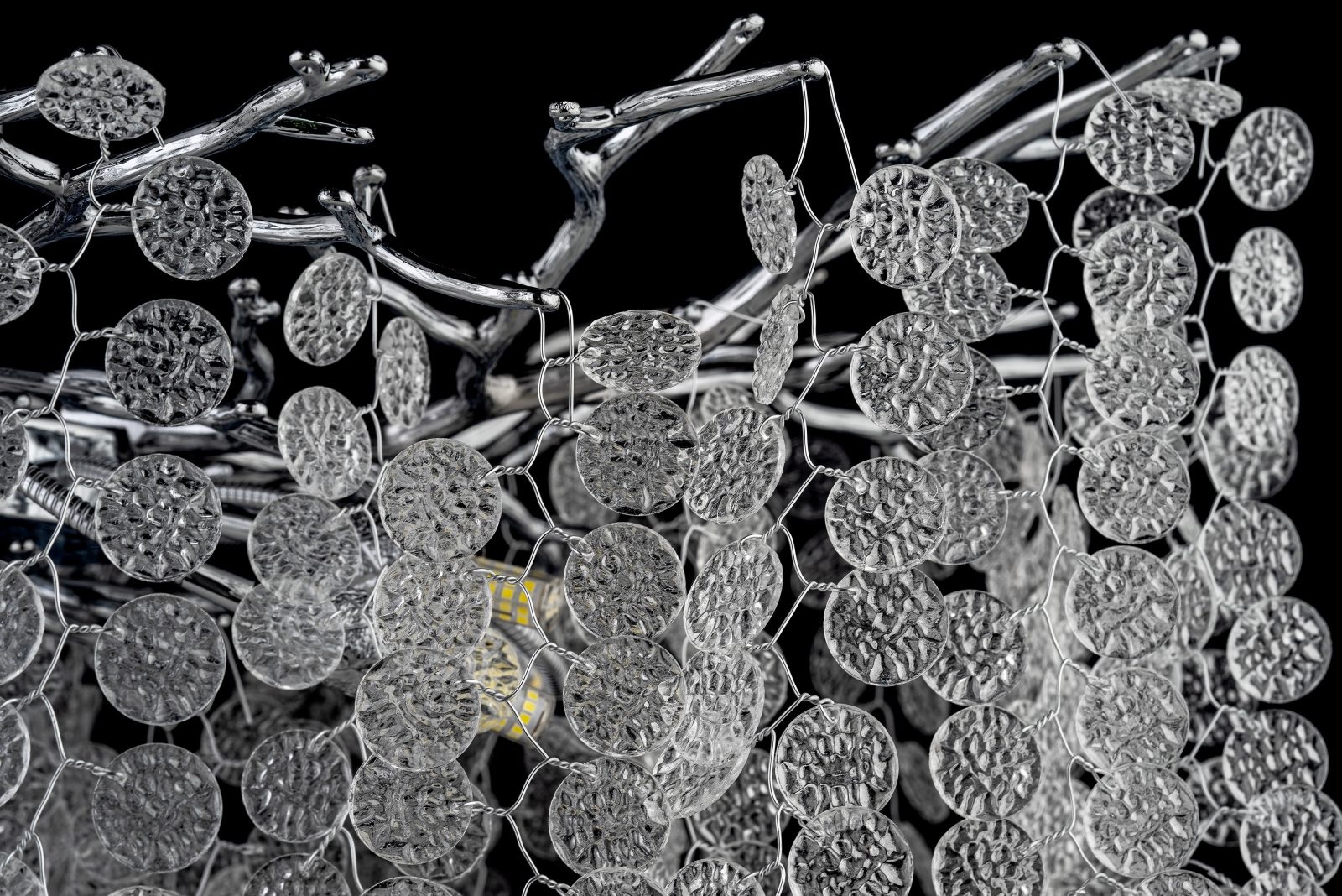 Изображение товара Потолочная люстра хрустальная на штанге Dio D`arte Tavenna Nickel Tavenna H 1.3.76.102 N