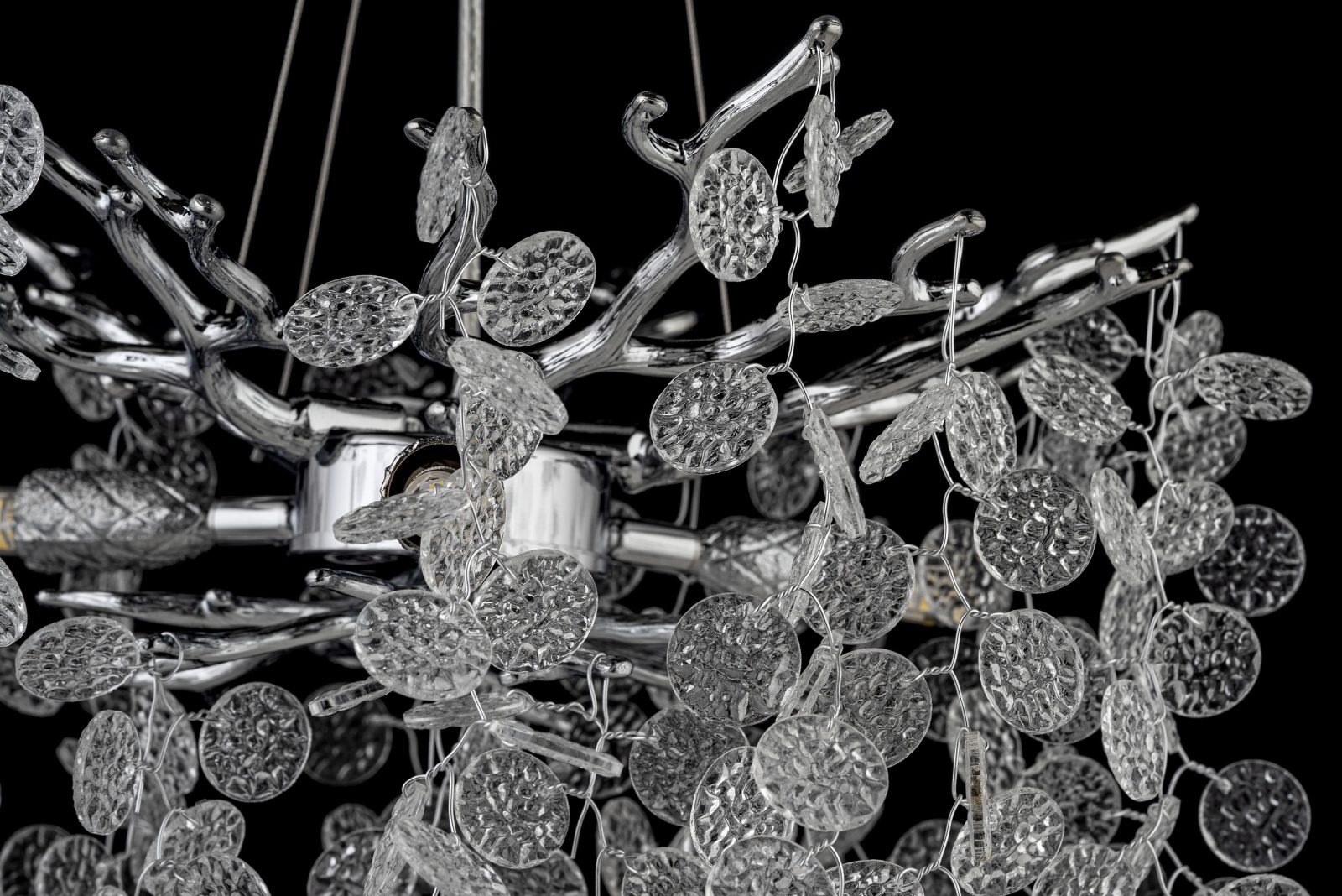 Изображение товара Подвесная люстра хрустальная Dio D`arte Tavenna Nickel Tavenna H 1.5.32.102 N