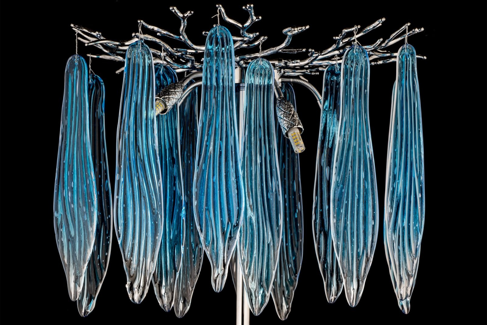 Изображение товара Торшер хрустальный Dio D'Arte Tavenna Nickel модель H 3.1.1.114 N стиль модерн