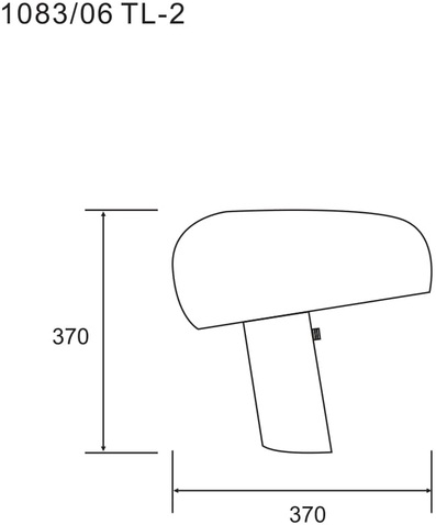 Изображение товара Настольная лампа Divinare Denton 1083/06 TL-2 в стиле модерн, металл и мрамор, 1 плафон, цоколь E14