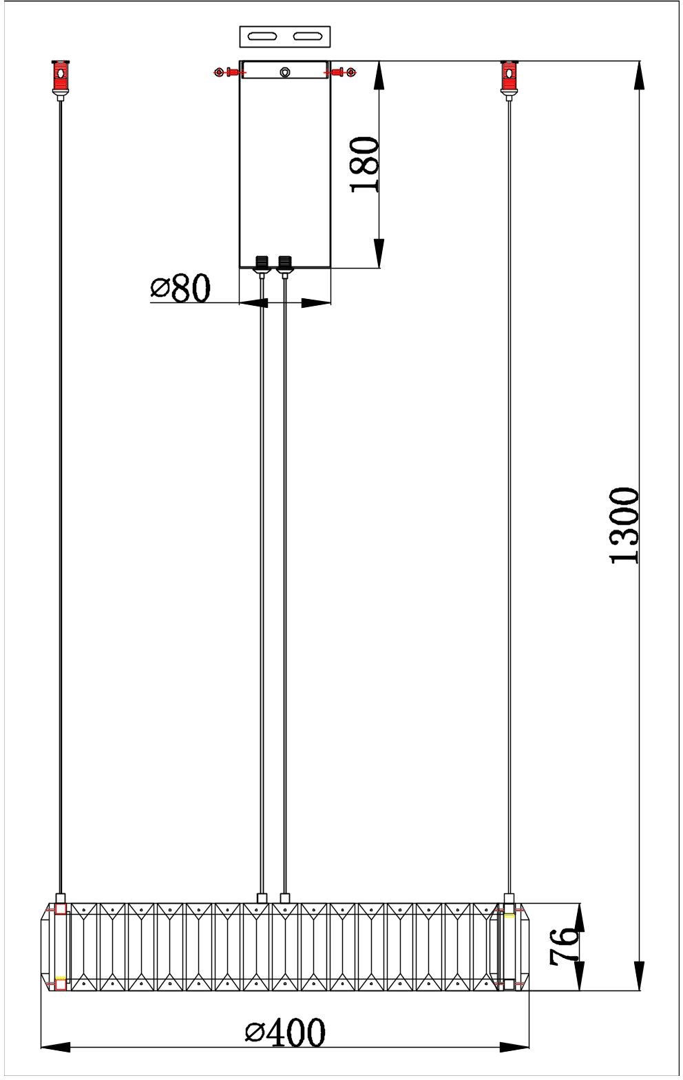 Изображение товара Подвесная люстра хрустальная светодиодная 1135/17 SP-25 Divinare