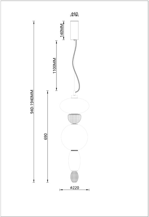 Изображение товара Подвесной светильник LED Divinare Ambra 5016/17 SP-24 стиль модерн белый