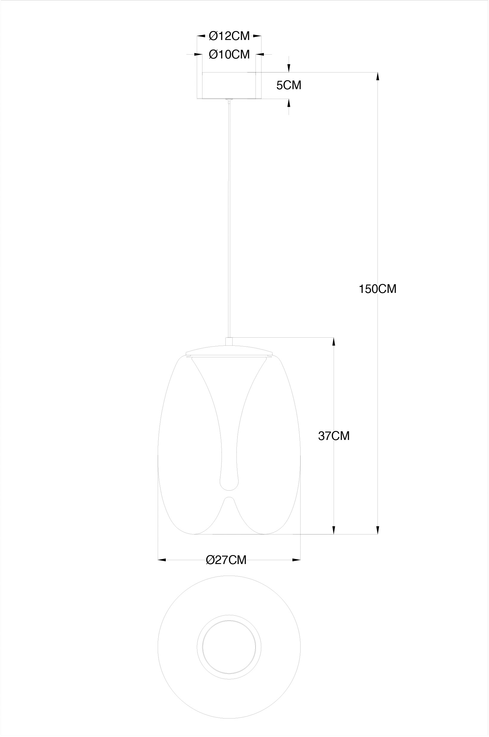 Изображение товара Подвесной светильник LED Divinare Campo 5874/51 SP-15 стиль модерн