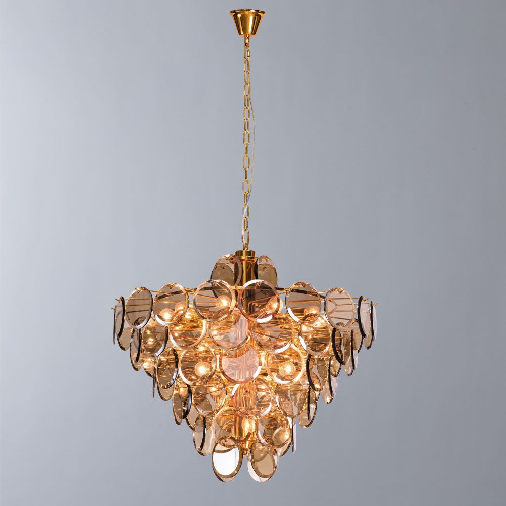 Изображение товара Подвесная каскадная люстра хрустальная 7566/01 SP-18 Divinare Chloe