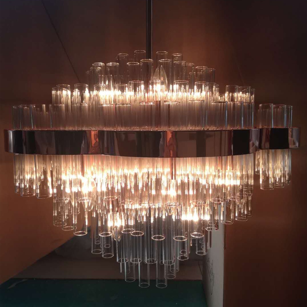 Изображение товара Потолочная люстра на штанге Chemistry GP15071-L RG DeLight Collection Crystal