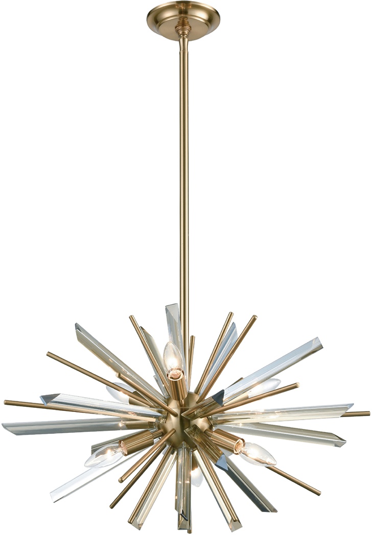 Изображение товара Потолочная люстра на штанге P68112-6AB DeLight Collection античная бронза