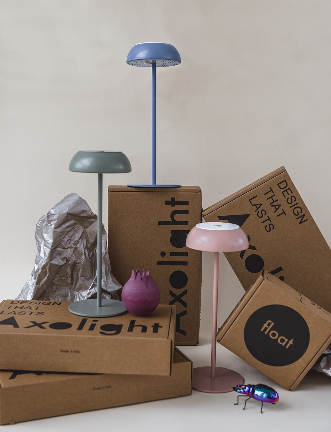 Изображение товара Настольная светодиодная лампа Axo Light Float LTFLOATXMDBCLED современный дизайн