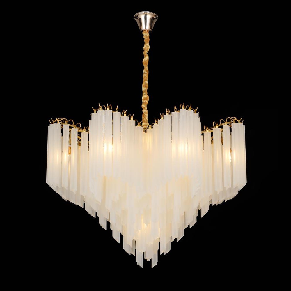 Изображение товара Подвесная люстра DeLight Collection 17965-800 gold 80x80 см модерн дизайн стекло стеклянные плафоны